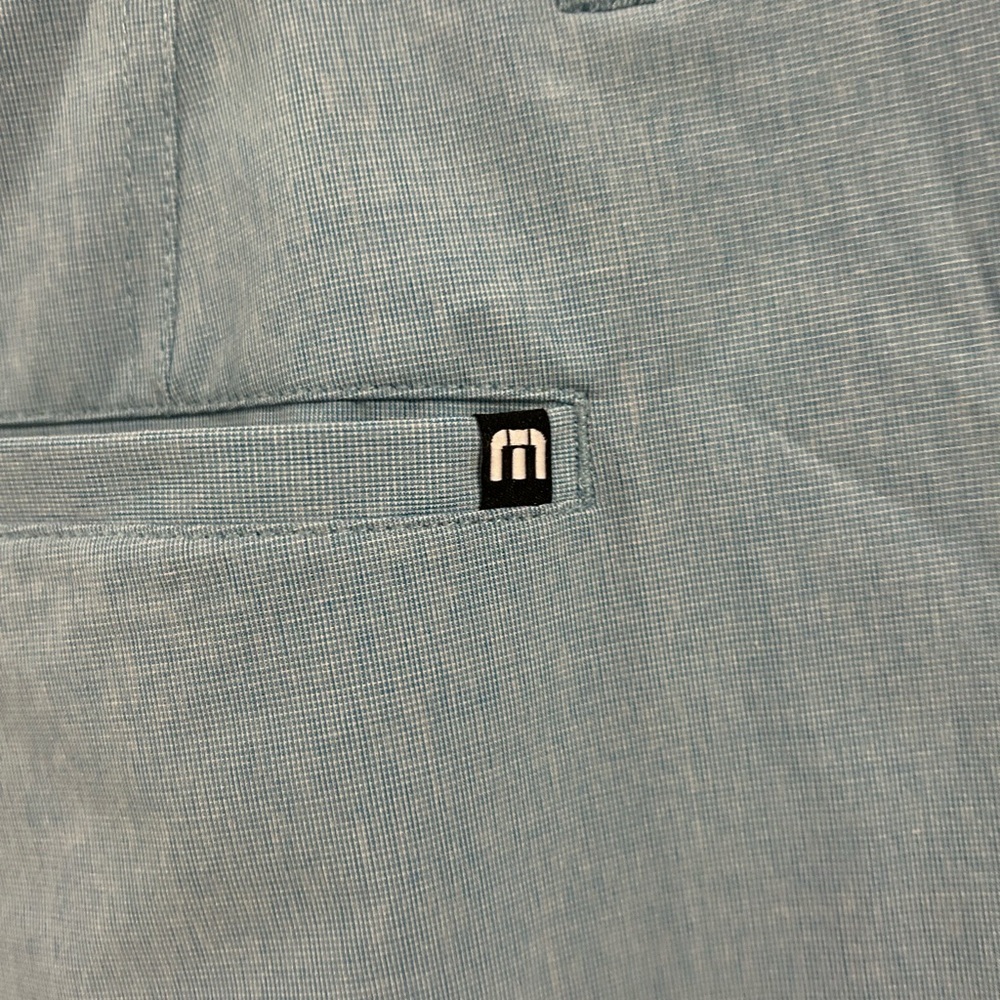 NWT Travis Mathew Men’s Size 42 Prestige Mediterranean Blue Performance Shorts - Picture 7 of 13